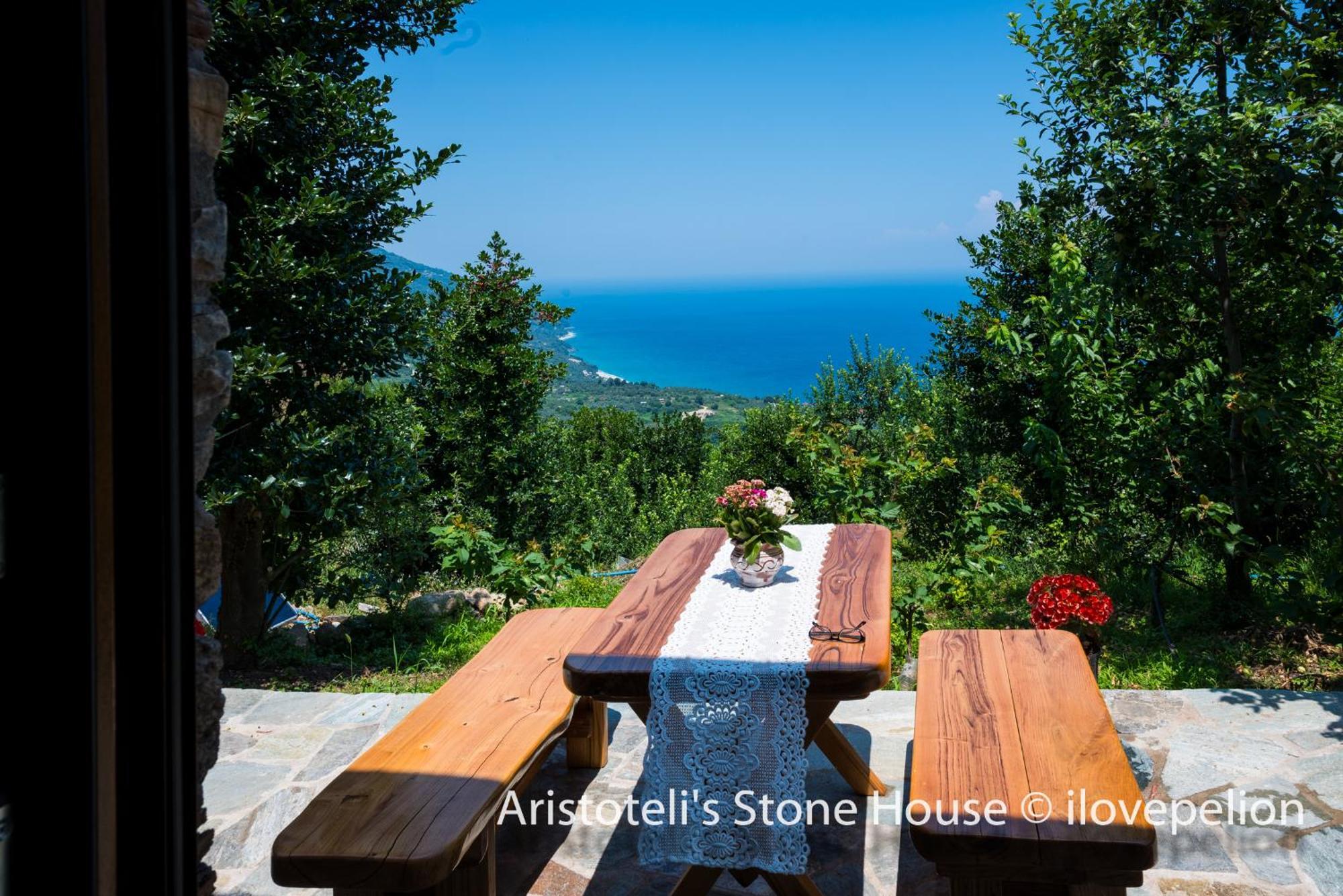 Aristoteli'S Stone House Makrirrakhi Екстер'єр фото