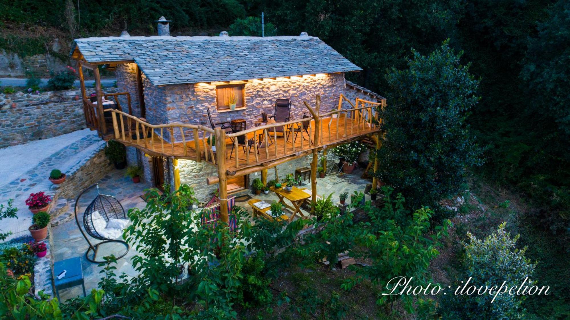 Aristoteli'S Stone House Makrirrakhi Екстер'єр фото